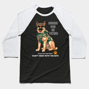 MILITARY DOG Baseball T-Shirt